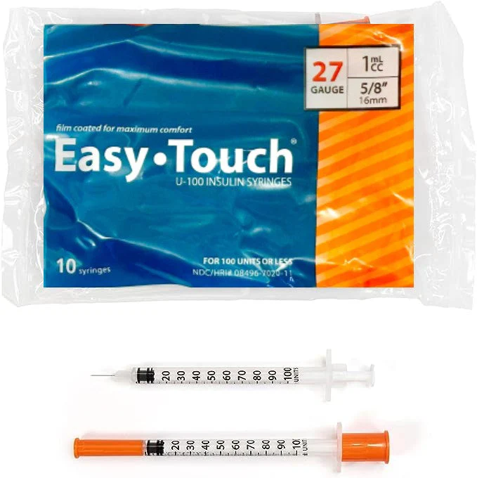 Insulin Syringes - Bag of 10